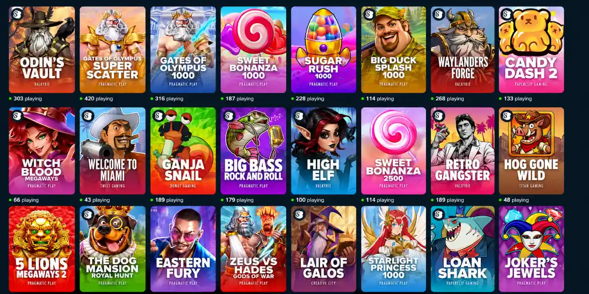 Stake Casino δημοφιλή φρουτάκια και online κουλοχέρηδες